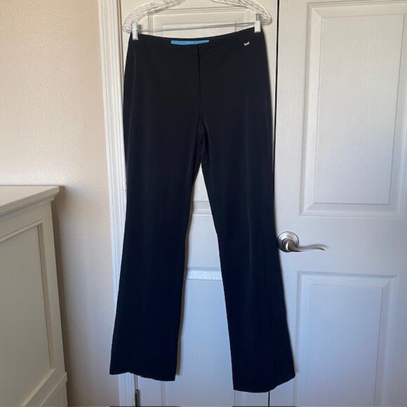 Escada Sport Boot-Cut Black Stretch Flare Pants‎ Women's 36 (US Size 6/Small) - Picture 1 of 9